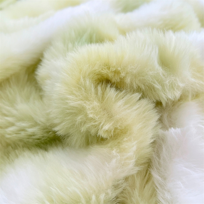 91家纺网 家纺一手货源 找家纺 梦舒羽 2025新款兔毛绒单人枕套牛奶绒枕芯套雪花绒宿舍枕头套-泡泡 兔毛绒泡泡花边款-梦幻果绿