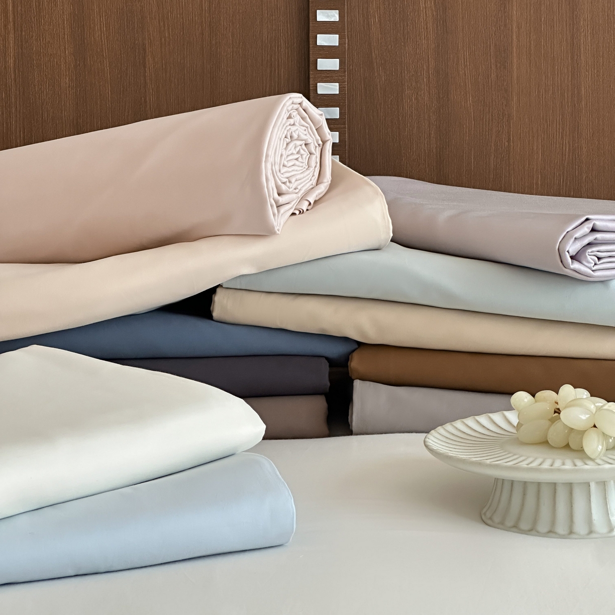 91家纺网 家纺一手货源 找家纺 （总）三味舒屋 2025新款50支磨毛长绒棉纯棉纯色单床单床单单件-长期主义