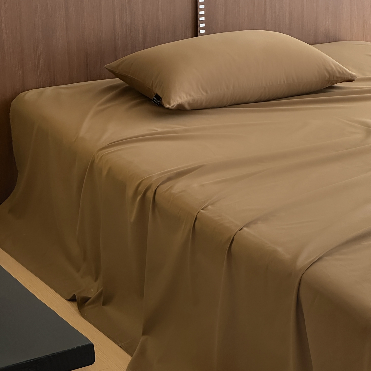 91家纺网 家纺一手货源 找家纺 三味舒屋 2025新款50支磨毛长绒棉纯棉纯色单床单床单单件-长期主义 金属咖