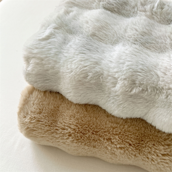 91家纺网 家纺一手货源 找家纺 梦舒羽 2025新款兔毛绒单人枕套牛奶绒枕芯套雪花绒宿舍枕头套一对装-泡泡 组合