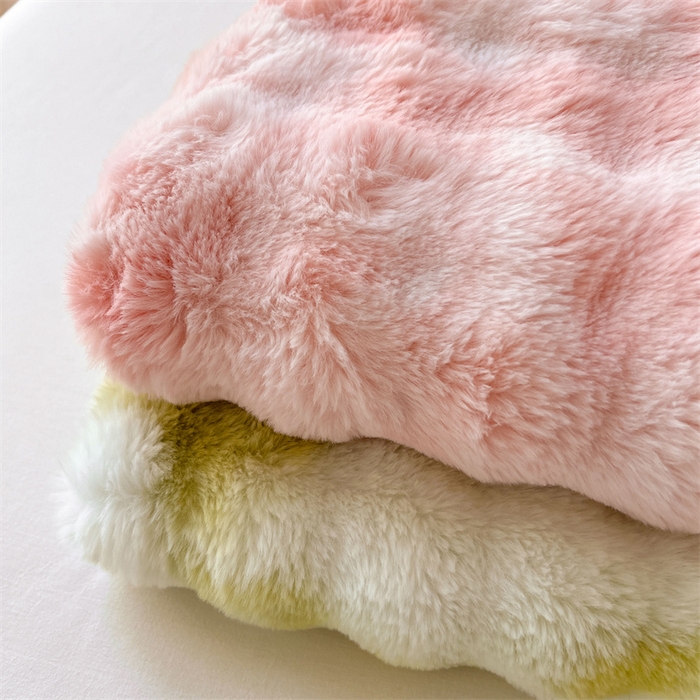 91家纺网 家纺一手货源 找家纺 梦舒羽 2025新款兔毛绒单人枕套牛奶绒枕芯套雪花绒宿舍枕头套一对装-泡泡 组合