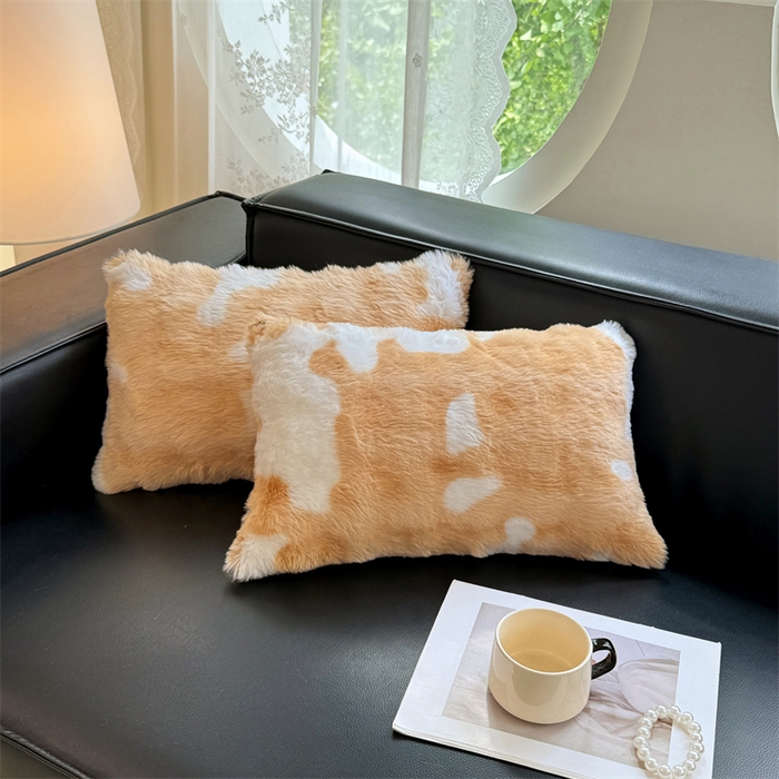 91家纺网 家纺一手货源 找家纺 （总）梦舒羽 2025新款兔毛绒抱枕套单人牛奶绒枕芯套雪花绒儿童枕枕头套-泡泡