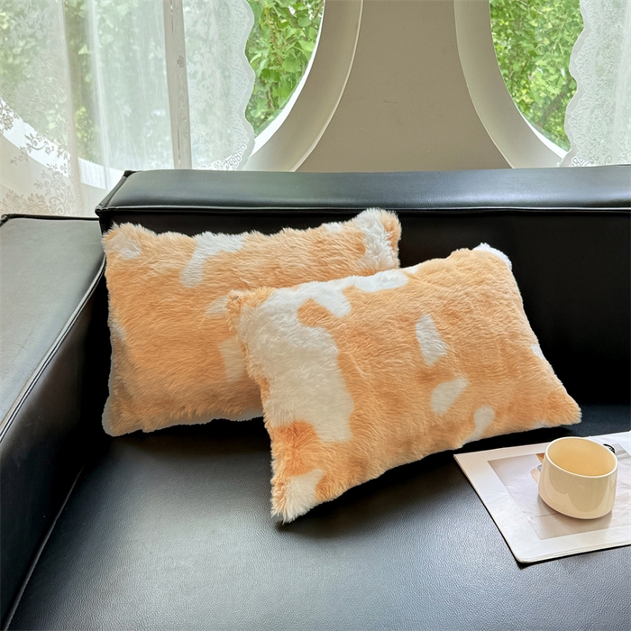 91家纺网 家纺一手货源 找家纺 （总）梦舒羽 2025新款兔毛绒抱枕套单人牛奶绒枕芯套雪花绒儿童枕枕头套-泡泡