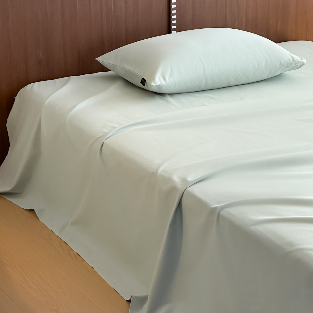 91家纺网 家纺一手货源 找家纺 三味舒屋 2025新款50支磨毛长绒棉纯棉纯色单床单床单单件-长期主义 泡沫绿