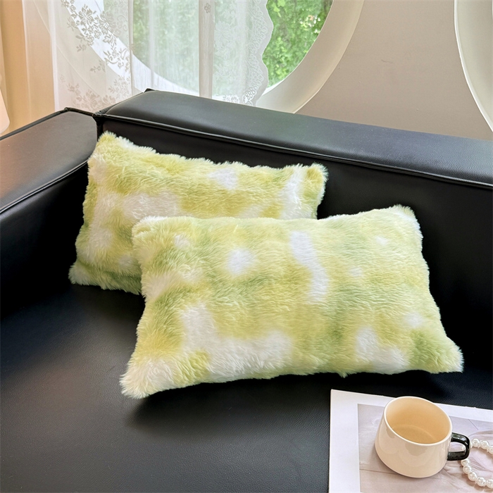 91家纺网 家纺一手货源 找家纺 （总）梦舒羽 2025新款兔毛绒抱枕套单人牛奶绒枕芯套雪花绒儿童枕枕头套-泡泡