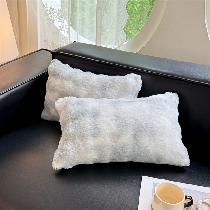 91家纺网 家纺一手货源 找家纺 （总）梦舒羽 2025新款兔毛绒抱枕套单人牛奶绒枕芯套雪花绒儿童枕枕头套-泡泡