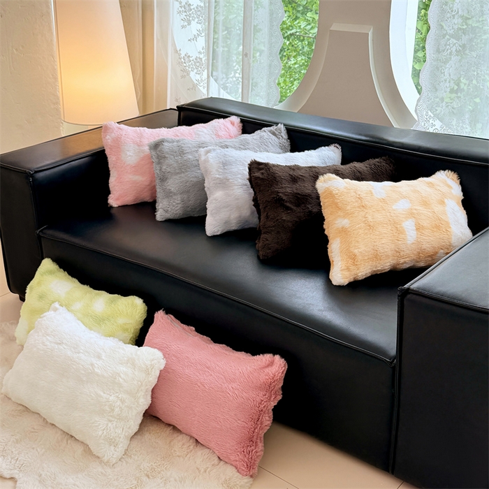 91家纺网 家纺一手货源 找家纺 （总）梦舒羽 2025新款兔毛绒抱枕套单人牛奶绒枕芯套雪花绒儿童枕枕头套-泡泡