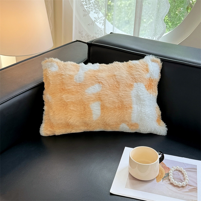 91家纺网 家纺一手货源 找家纺 梦舒羽 2025新款兔毛绒抱枕套单人牛奶绒枕芯套雪花绒儿童枕枕头套-泡泡 兔毛绒泡泡-梦幻奶咖