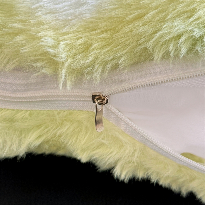 91家纺网 家纺一手货源 找家纺 梦舒羽 2025新款兔毛绒抱枕套单人牛奶绒枕芯套雪花绒儿童枕枕头套-泡泡 兔毛绒泡泡-梦幻果绿