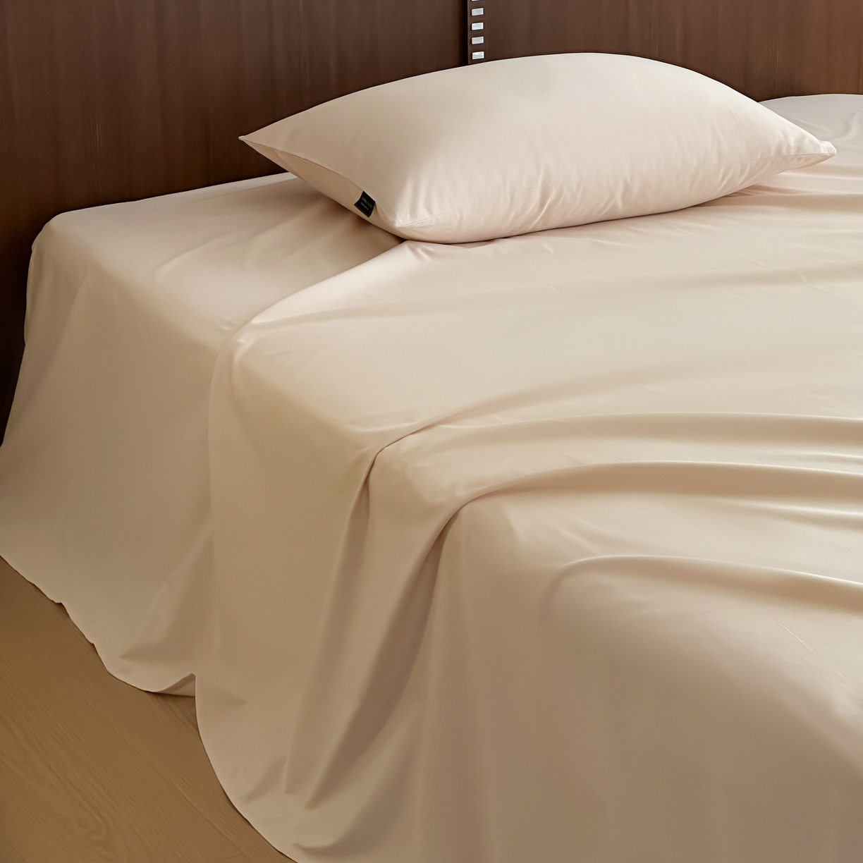 91家纺网 家纺一手货源 找家纺 三味舒屋 2025新款50支磨毛长绒棉纯棉纯色单床单床单单件-长期主义 亚麻金