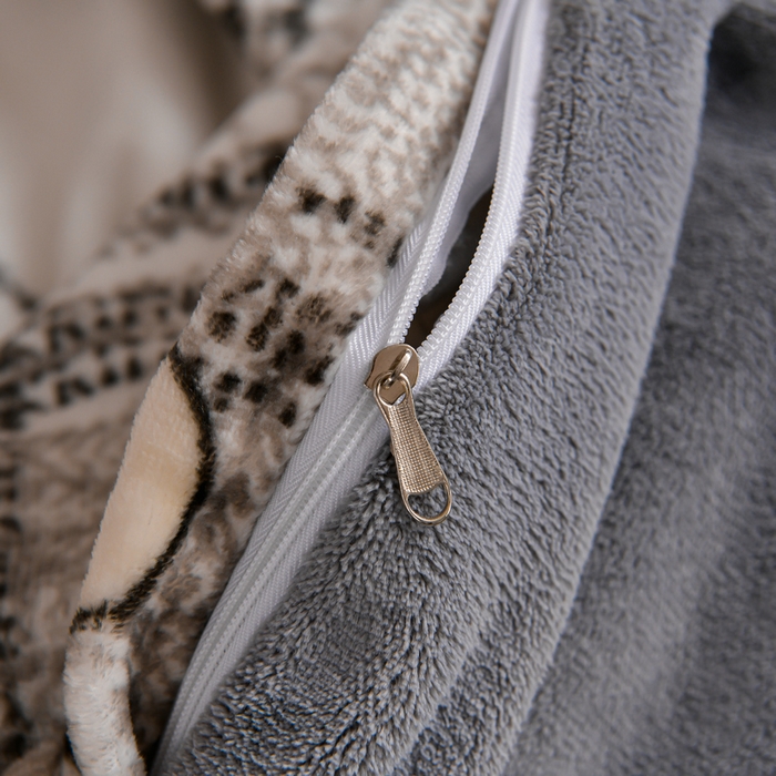 91家纺网 家纺一手货源 找家纺 丽涵家纺 2025秋冬新品230克全工艺消光牛奶绒印花四件套 小香风