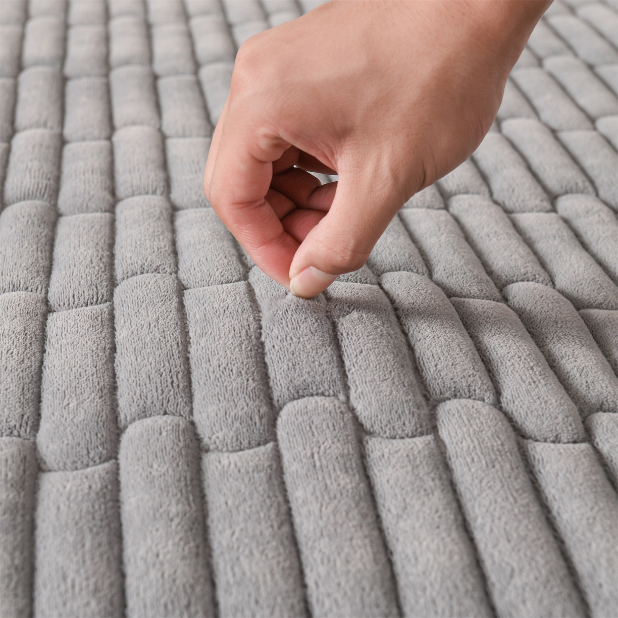 91家纺网 家纺一手货源 找家纺 云木里 2025新款冬季230克牛奶绒六面全包单床笠床笠单件单品床笠和煦春风 和煦春风-象灰