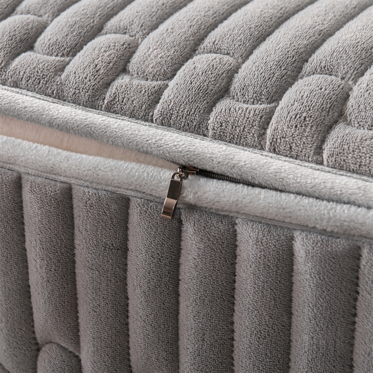 91家纺网 家纺一手货源 找家纺 云木里 2025新款冬季230克牛奶绒六面全包单床笠床笠单件单品床笠和煦春风 和煦春风-象灰