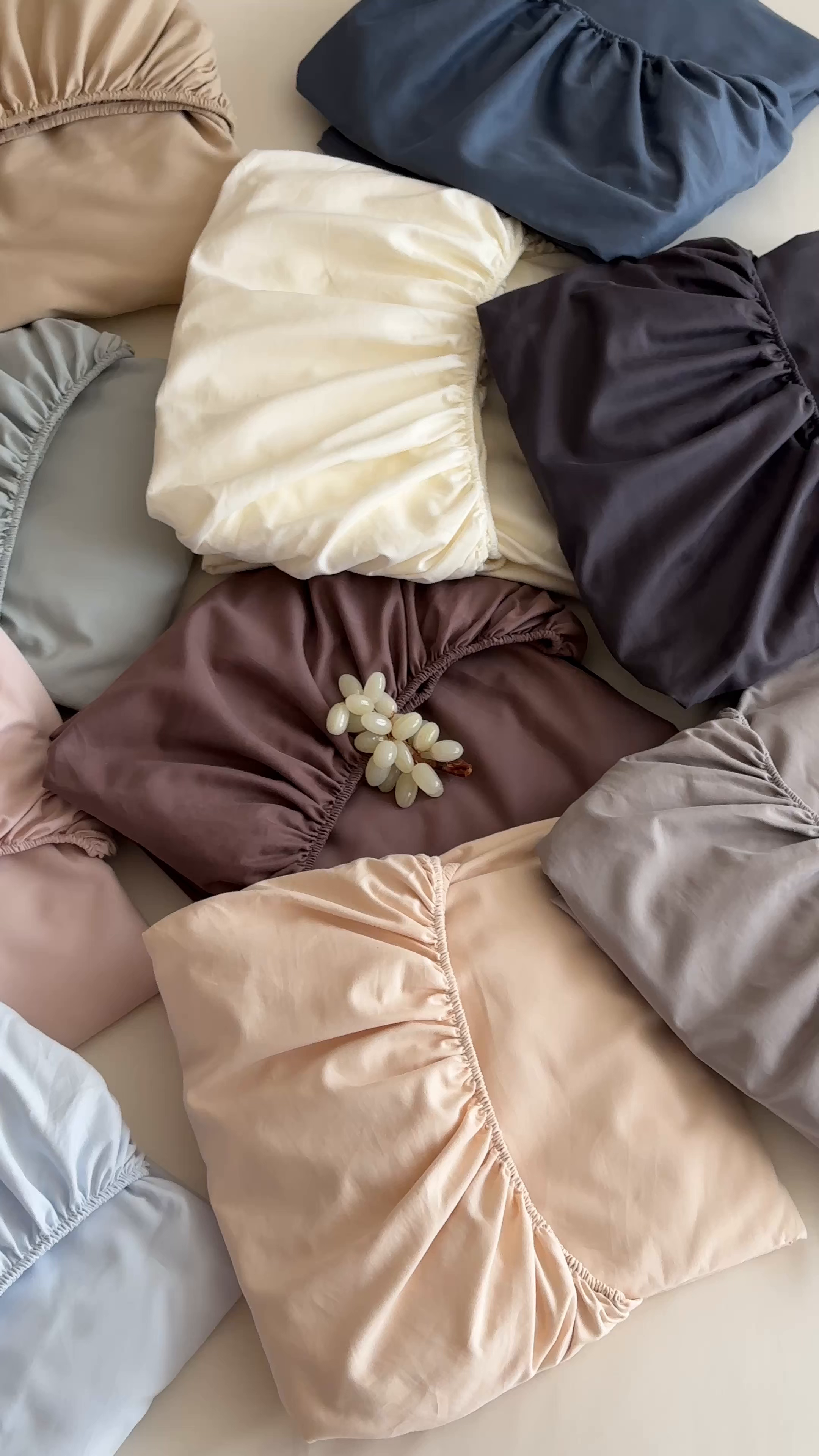 91家纺网 家纺一手货源 找家纺 三味舒屋 2025新款50支磨毛长绒棉纯棉纯色单床笠床笠单件-长期主义 巧克力