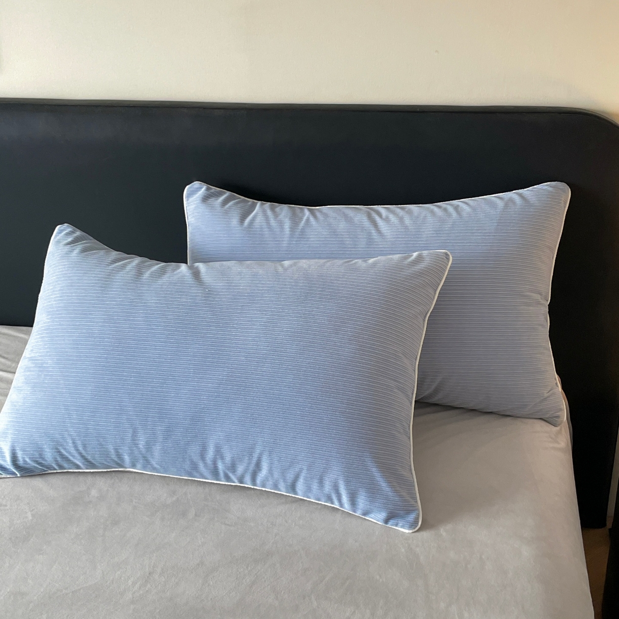 91家纺网 家纺一手货源 找家纺 羚羊语家纺 2025新款280克灯芯绒婴儿绒四件套高级嵌绳拼接款水晶绒宝宝绒牛奶绒床单床笠款三件套-奶芙绒系列 海风佛雾