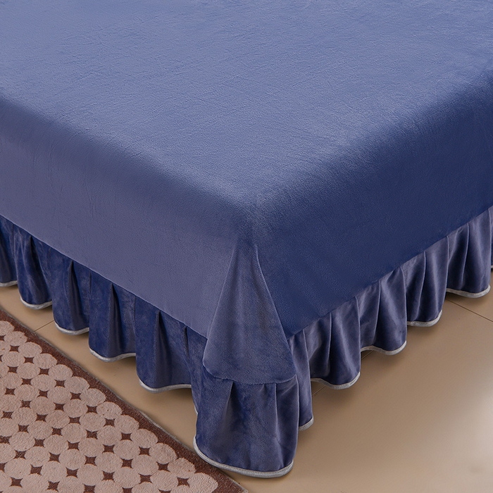 91家纺网 家纺一手货源 找家纺 佳一 2025新款高克重8-9斤 印花牛奶绒四件套 花海