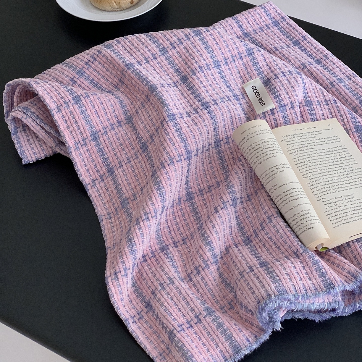 91家纺网 家纺一手货源 找家纺 （总）小欢喜 2025新款雪尼尔盖毯午休毯