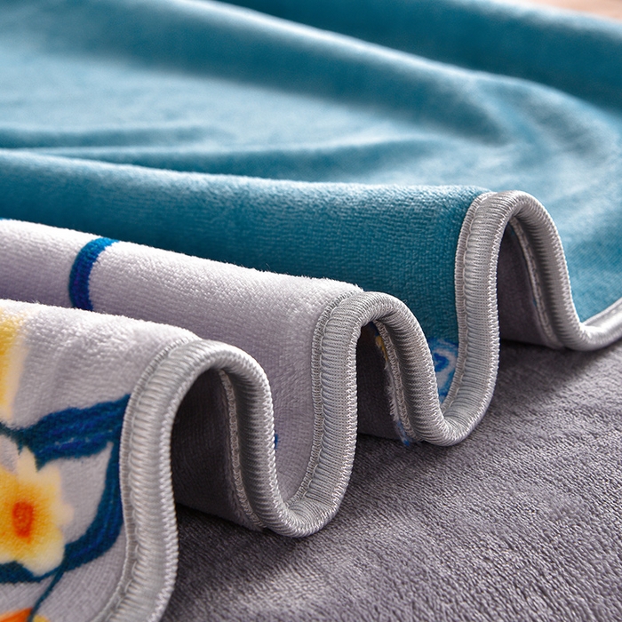 91家纺网 家纺一手货源 找家纺 佳一 2025新款高克重8-9斤 印花牛奶绒四件套 金枝玉叶