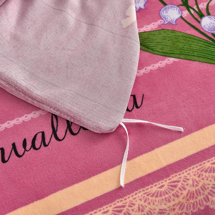 91家纺网 家纺一手货源 找家纺 佳一 2025新款高克重8-9斤 印花牛奶绒四件套 金色年华