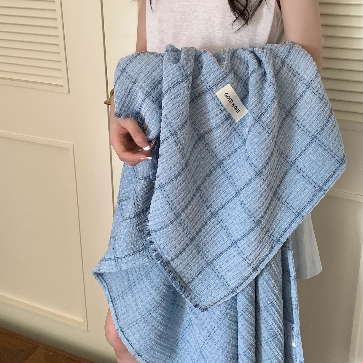 91家纺网 家纺一手货源 找家纺 （总）小欢喜 2025新款雪尼尔盖毯午休毯