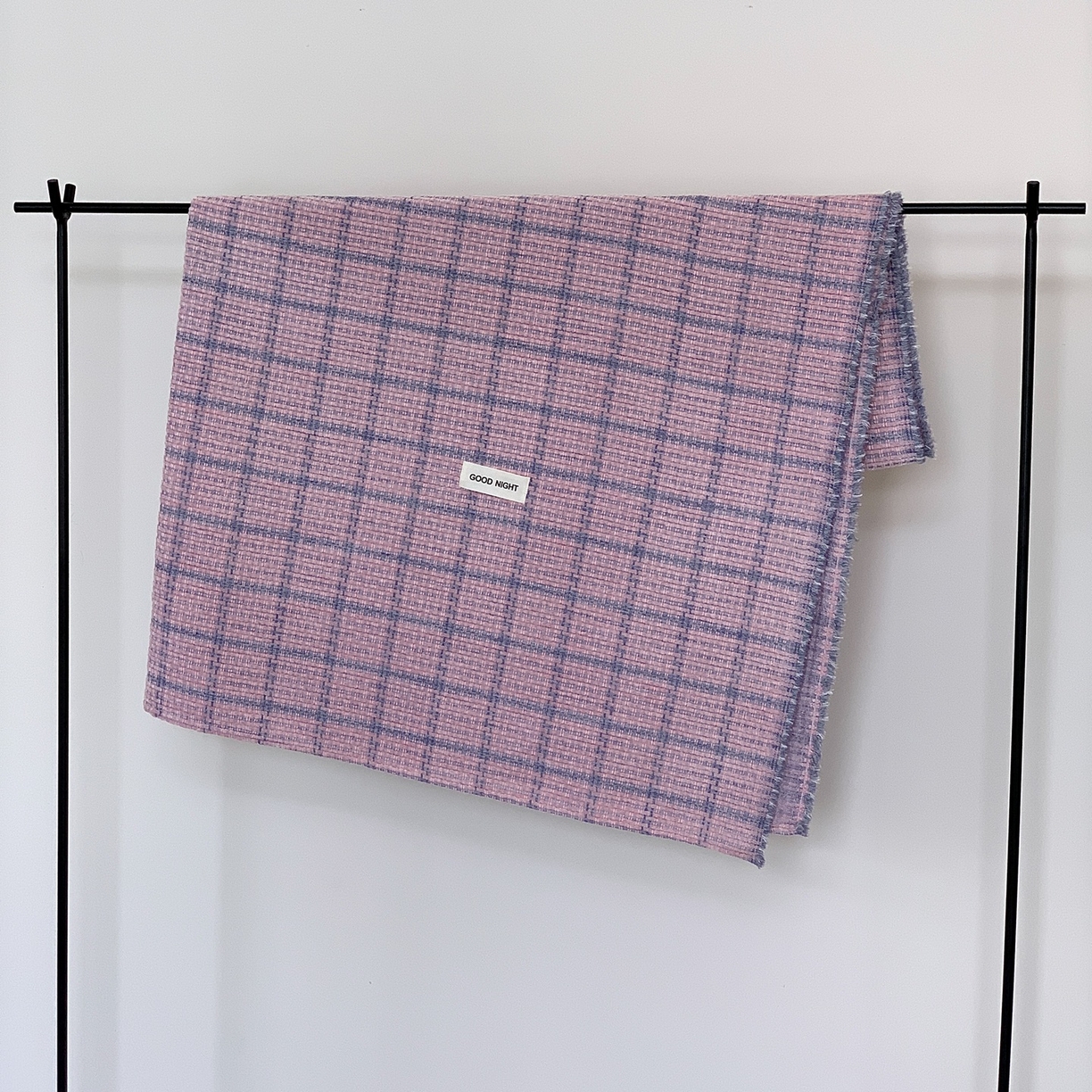 91家纺网 家纺一手货源 找家纺 小欢喜 2025新款雪尼尔盖毯午休毯 慕思-粉