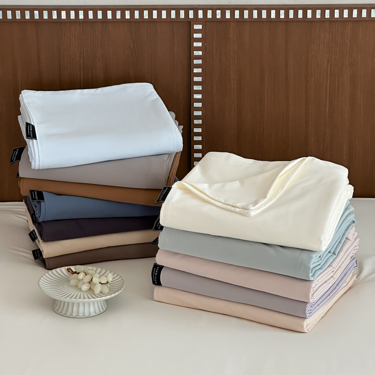 （总）三味舒屋 2025新款50支磨毛长绒棉纯棉纯色单被套被套单件-长期主义