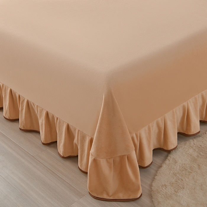 91家纺网 家纺一手货源 找家纺 佳一 2025新款高克重8-9斤 印花牛奶绒四件套 秋雅