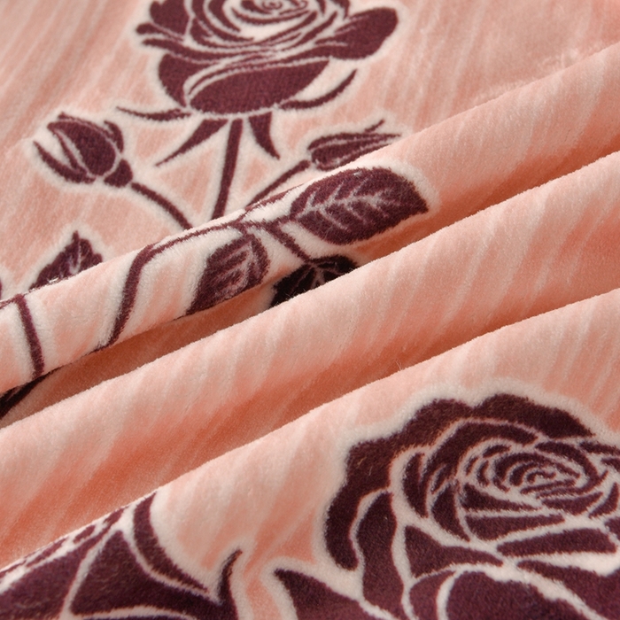 91家纺网 家纺一手货源 找家纺 佳一 2025新款高克重8-9斤 印花牛奶绒四件套 秋雅