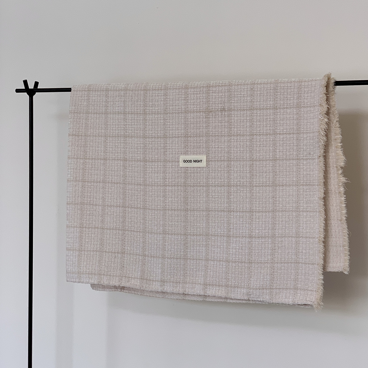 91家纺网 家纺一手货源 找家纺 小欢喜 2025新款雪尼尔盖毯午休毯 慕思-米