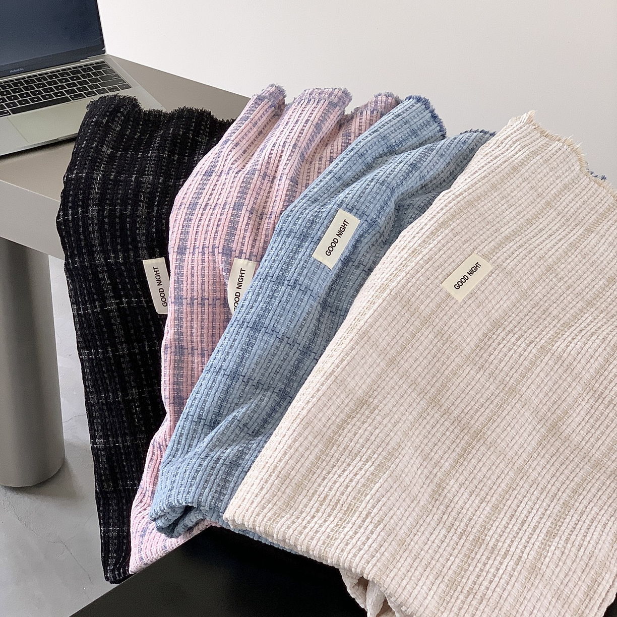 小欢喜 2025新款雪尼尔盖毯午休毯 组合图仅供展示不可下单