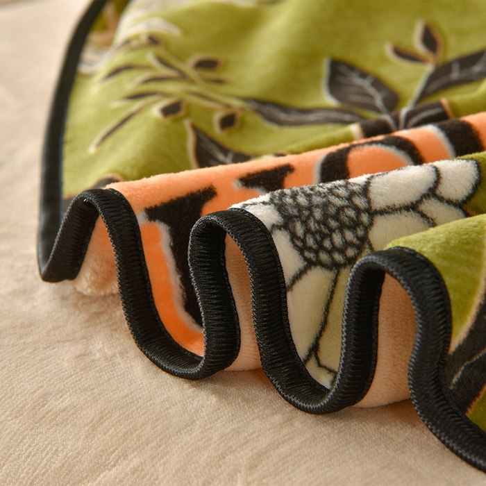 91家纺网 家纺一手货源 找家纺 佳一 2025新款高克重8-9斤 印花牛奶绒四件套 七里香