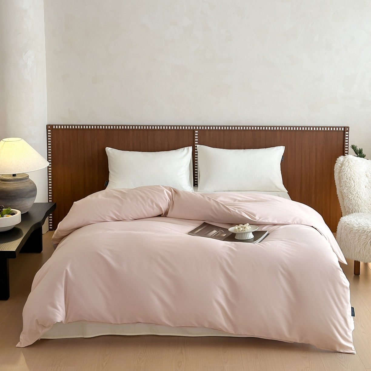 91家纺网 家纺一手货源 找家纺 （总）三味舒屋 2025新款50支磨毛长绒棉纯棉纯色单被套被套单件-长期主义