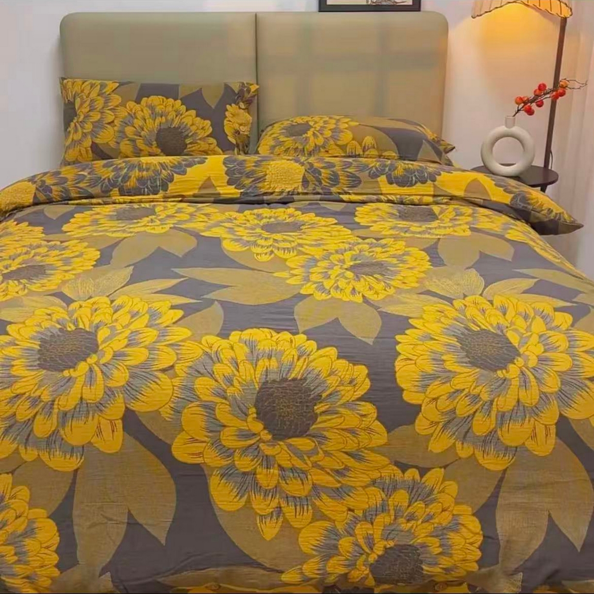 91家纺网 家纺一手货源 找家纺 （总）禧多家纺 2025新款舒适双层纱提花四件套