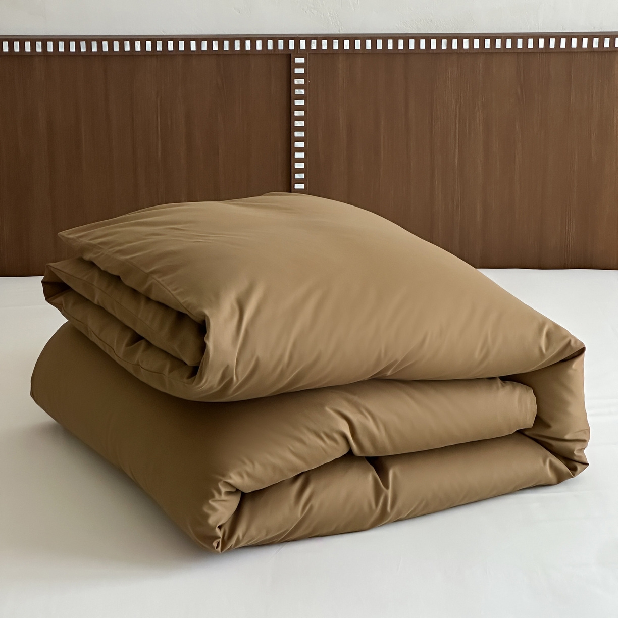 91家纺网 家纺一手货源 找家纺 三味舒屋 2025新款50支磨毛长绒棉纯棉纯色单被套被套单件-长期主义 金属咖