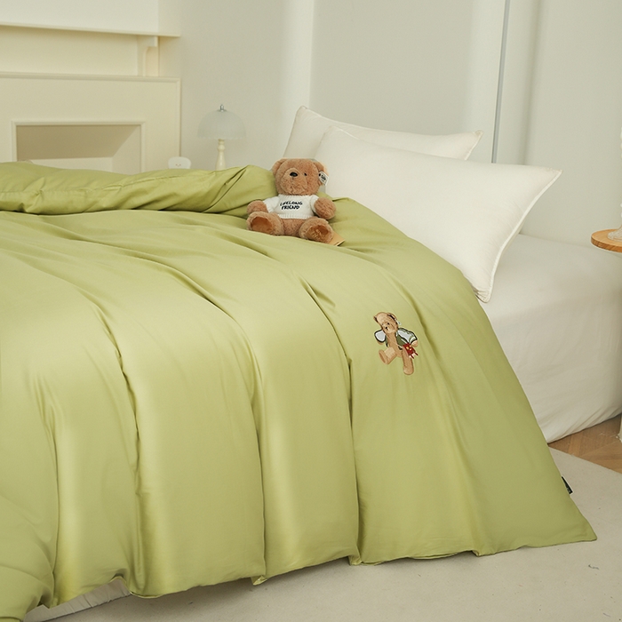 91家纺网 家纺一手货源 找家纺 （总）泰迪爱兰Teddy ISLAND  2025新款全棉40S单品刺绣被套