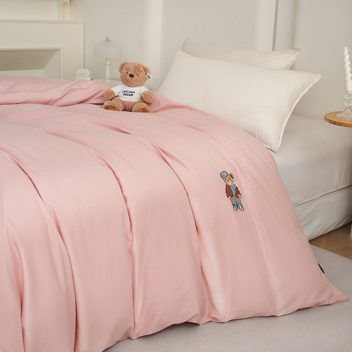 91家纺网 家纺一手货源 找家纺 （总）泰迪爱兰Teddy ISLAND  2025新款全棉40S单品刺绣被套