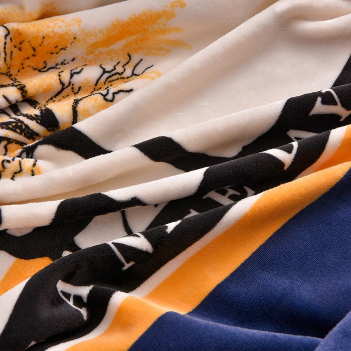 91家纺网 家纺一手货源 找家纺 佳一 2025新款高克重8-9斤 印花牛奶绒四件套 鹿之恋