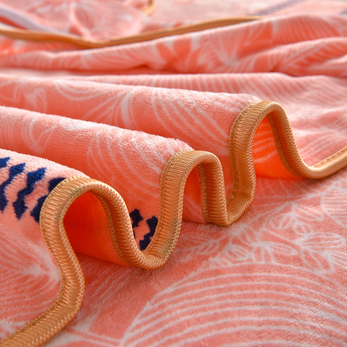 91家纺网 家纺一手货源 找家纺 佳一 2025新款高克重8-9斤 印花牛奶绒四件套 暖暖时光