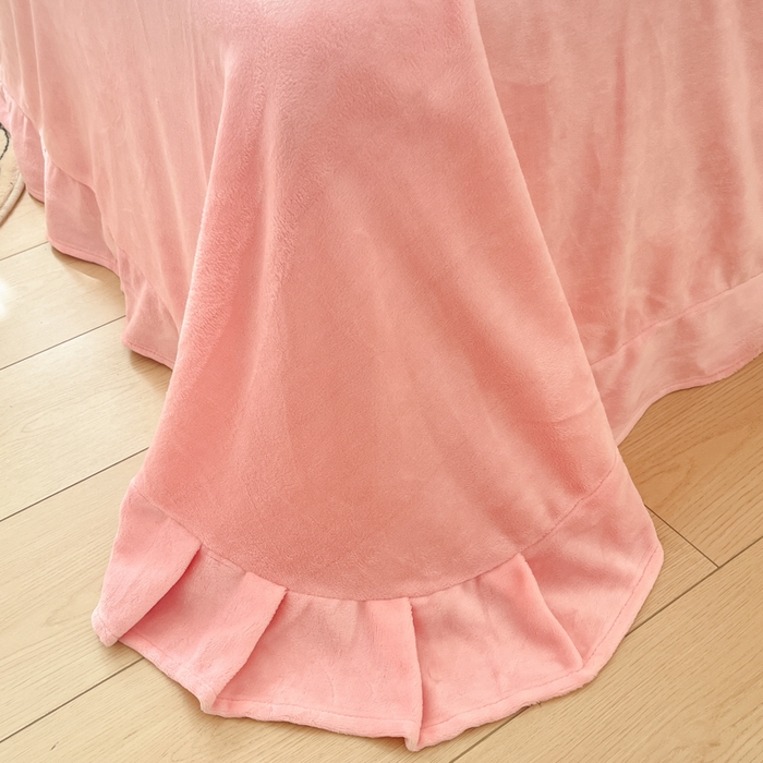 91家纺网 家纺一手货源 找家纺 （总）爱家（原缔乐家纺） 2025新款牛奶雕花绒四件套-香香公主