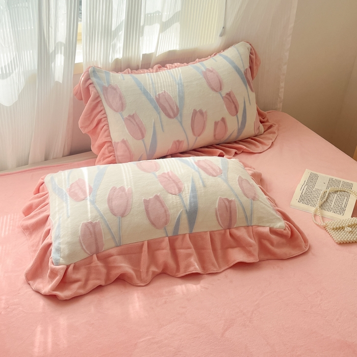 91家纺网 家纺一手货源 找家纺 （总）爱家（原缔乐家纺） 2025新款牛奶雕花绒四件套-香香公主