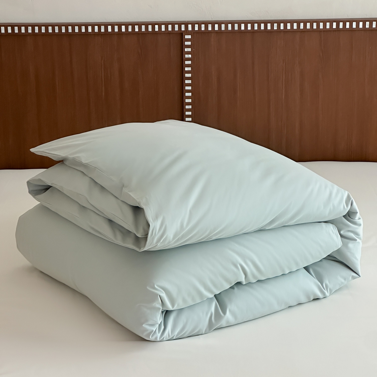 91家纺网 家纺一手货源 找家纺 三味舒屋 2025新款50支磨毛长绒棉纯棉纯色单被套被套单件-长期主义 泡沫绿