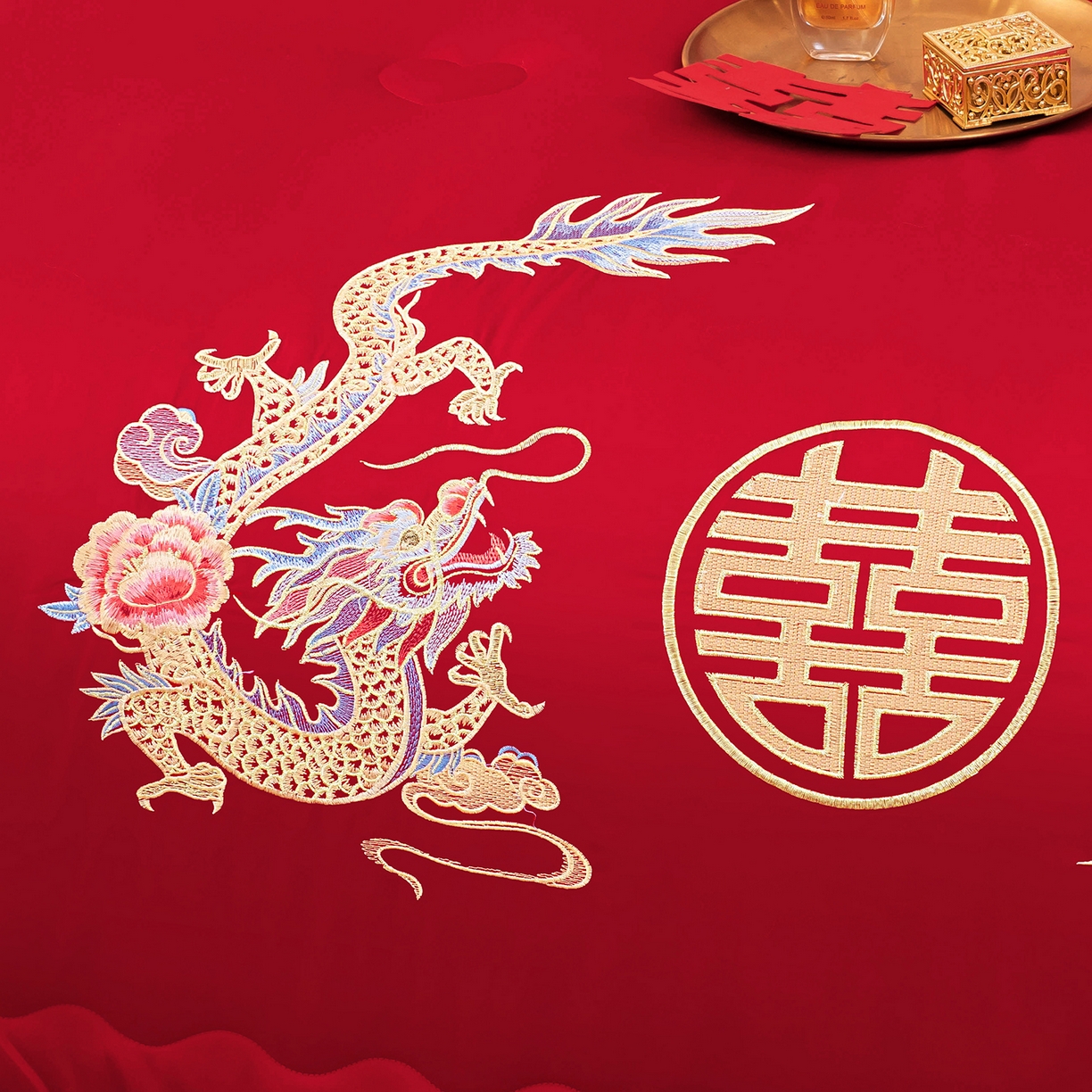 91家纺网 家纺一手货源 找家纺 （总）卓缦家纺 2025新款全棉纯棉豆豆婚庆被 被子被芯