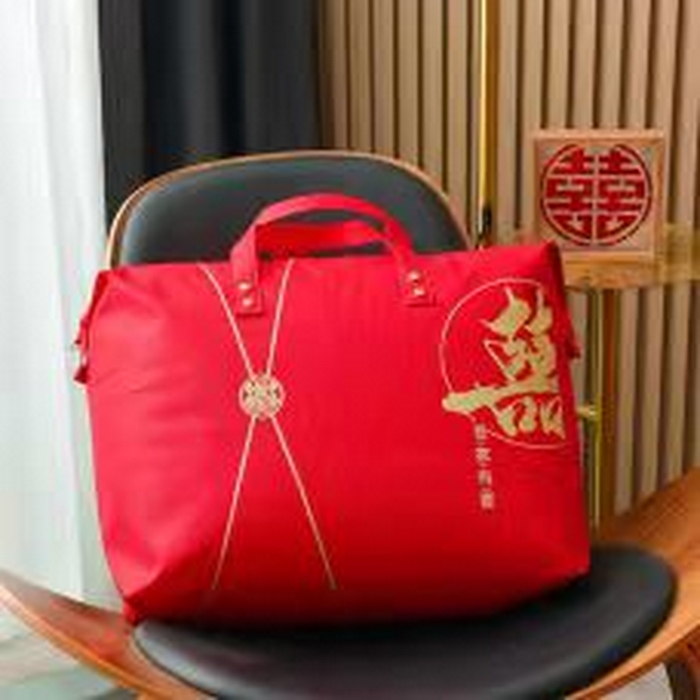 91家纺网 家纺一手货源 找家纺 （总）卓缦家纺 2025新款全棉纯棉豆豆婚庆被 被子被芯