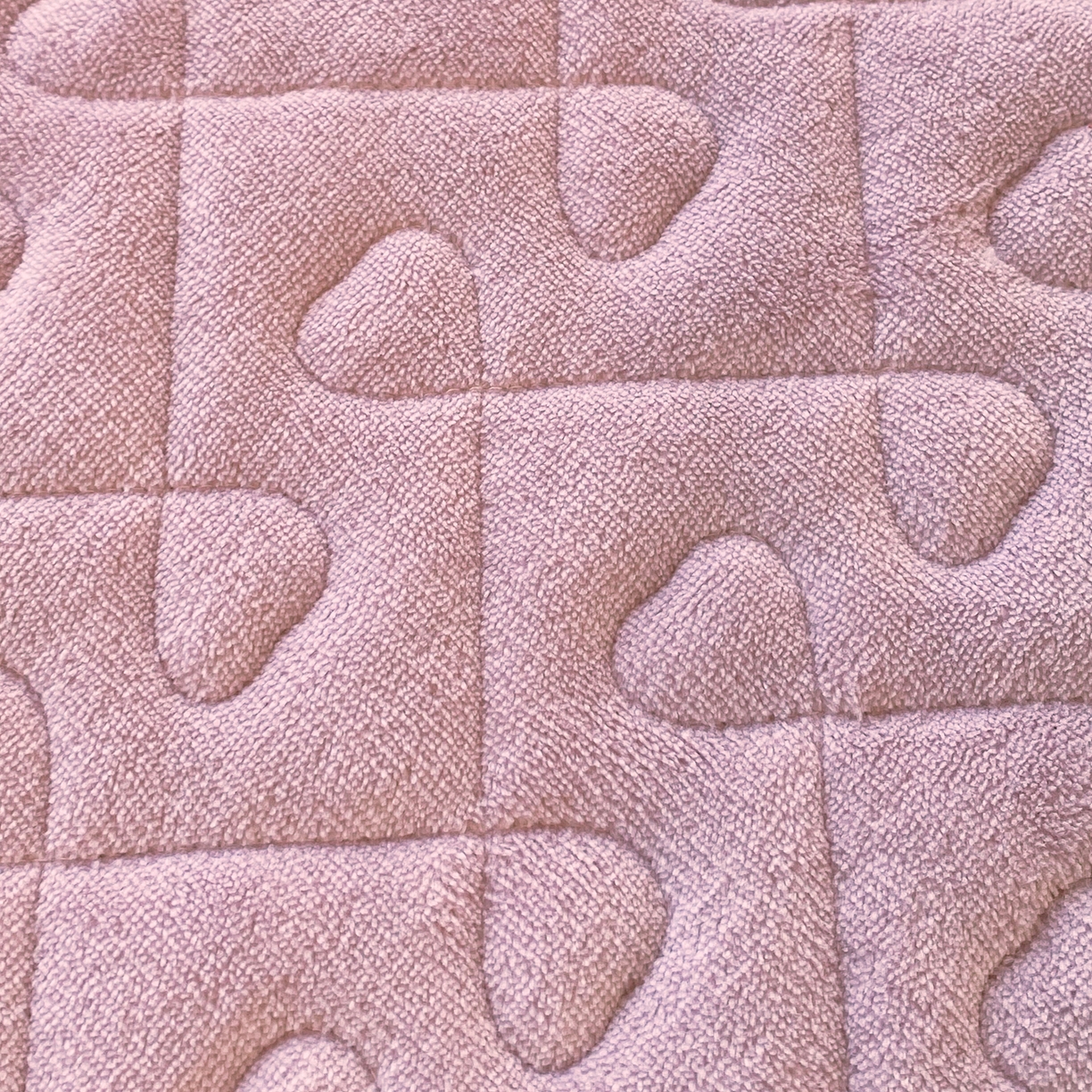 91家纺网 家纺一手货源 找家纺 悦织湾家纺 牛奶绒四件套纯色贴布绣床单款床盖款床上用品四件套时尚小兔2025新款加厚 床盖款-时尚小兔-紫