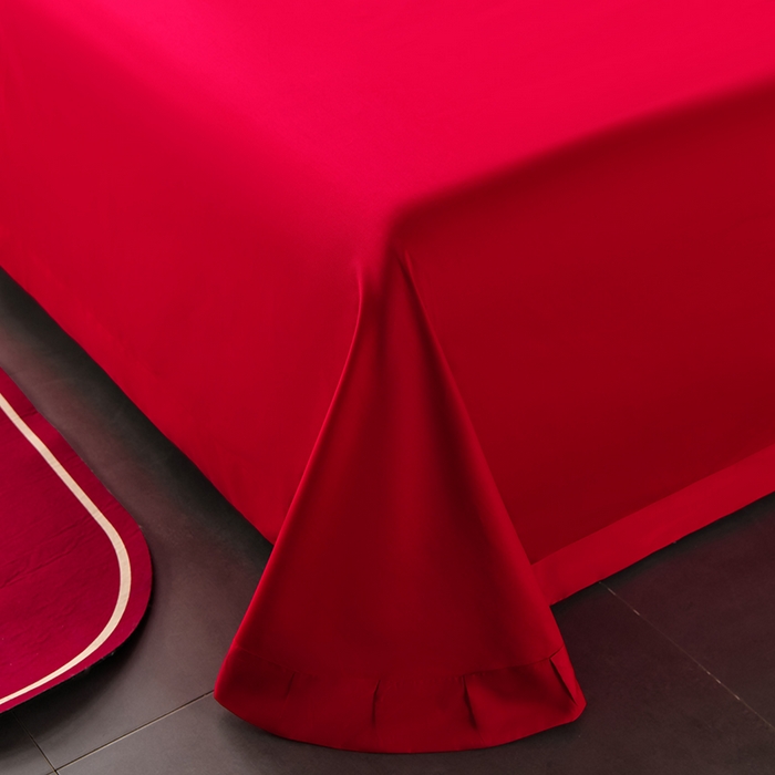 91家纺网 家纺一手货源 找家纺 董成龙家纺 2025新款全棉中式精美绣花工艺婚庆系列四件套多件套 龙凤呈祥