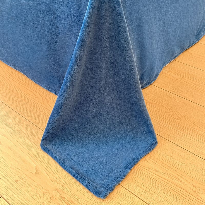 91家纺网 家纺一手货源 找家纺 蓝梦 2025新款加厚保暖牛奶绒印花四件套 熊宝乐园