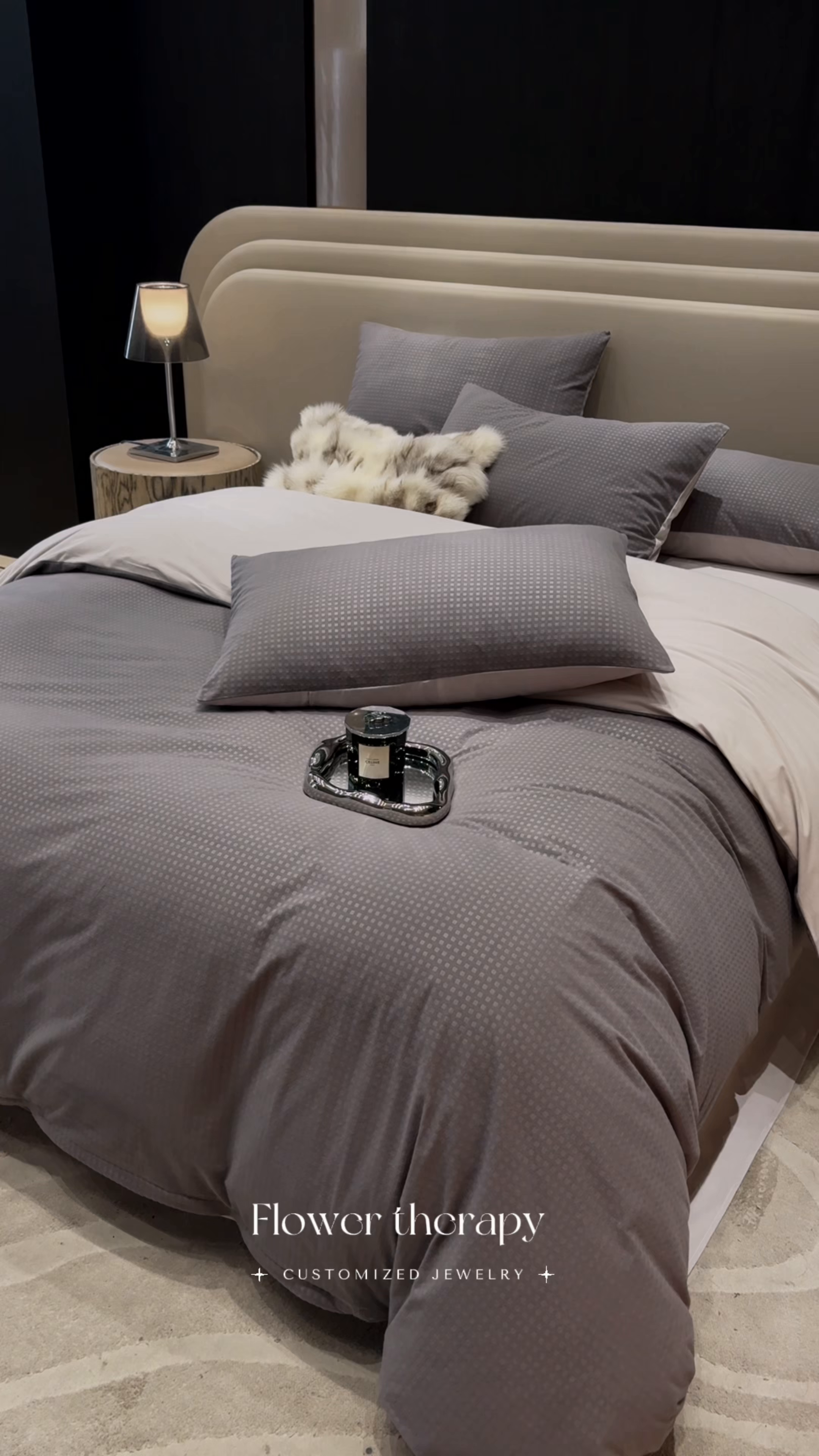 91家纺网 家纺一手货源 找家纺 金奇达家纺 2025新款【简色生活】热压纹-羽零™空气拉绒四件套（会员减20元）标准号全网控价（折后券后）不低于159元 简色生活-极光银灰