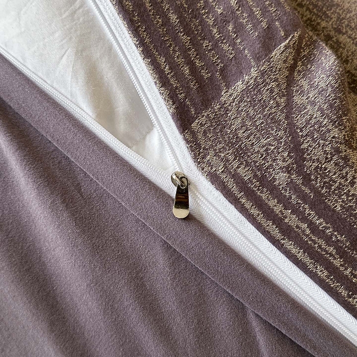 91家纺网 家纺一手货源 找家纺 （总）蓝邻家纺 2025年新款全棉色织提花磨毛四件套