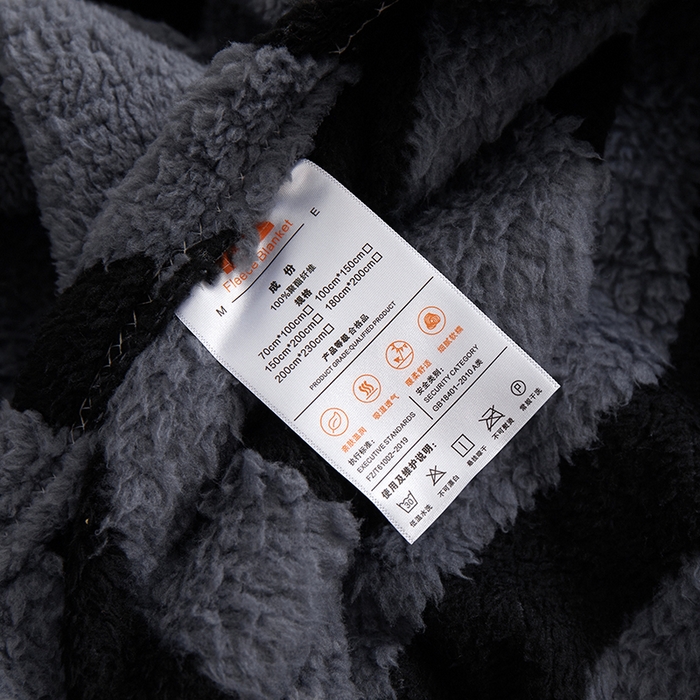 91家纺网 家纺一手货源 找家纺 楼兰公主毛毯专供 2025新款阳离子单层斑马纹毯毛毯毯子 深灰
