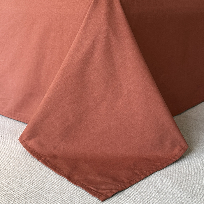 91家纺网 家纺一手货源 找家纺 蓝邻家纺 2025年新款全棉色织提花磨毛四件套 云漫-红